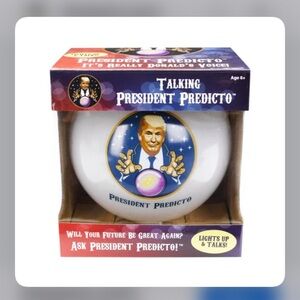 President Predicto Donald Trump Magic 8 Ball Talking Gag Gift NEW NWT